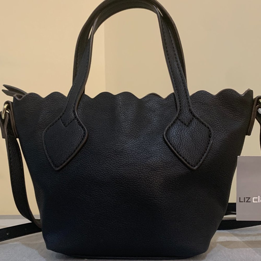 NWT Liz Claiborne "Gabby" Crossbody Bag in Black